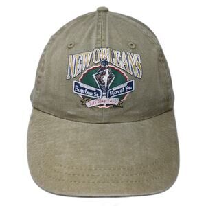 Falcon Baseball Cap Brown One Size New Orleans Bourbon Royal St The Big Easy Hat